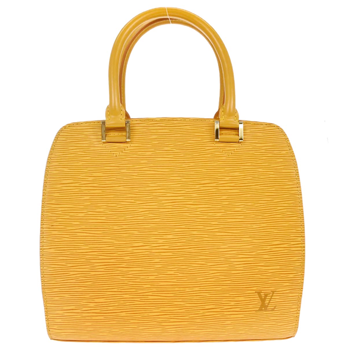 Louis Vuitton 1998 Yellow Epi Pont Neuf Handbag M52059
