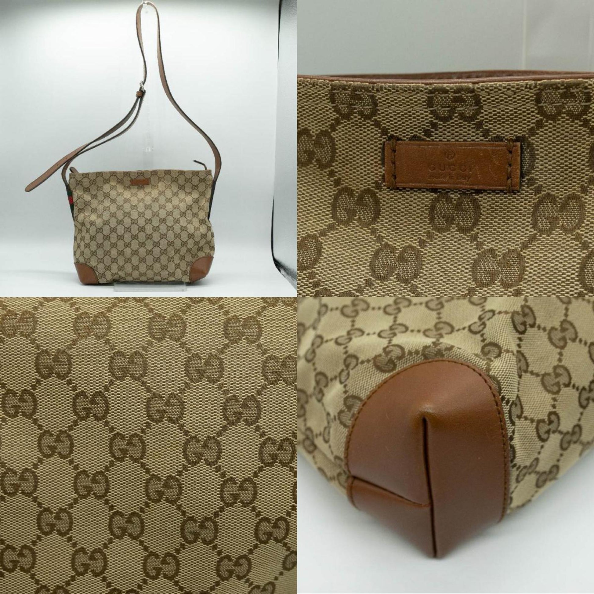 Gucci Canvas Shoulder Bag