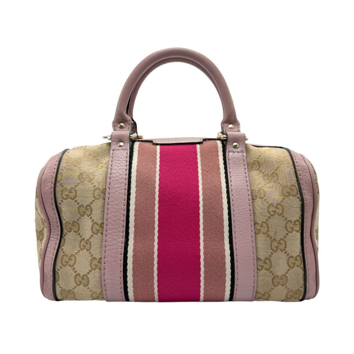 Gucci Leather Canvas Shoulder Bag