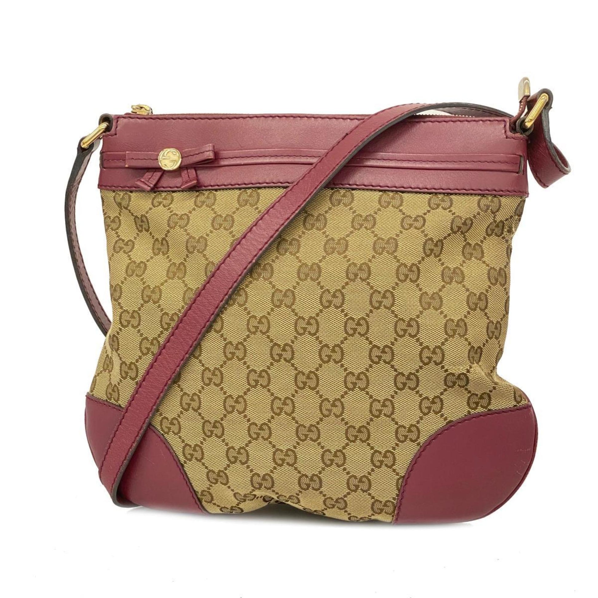 Gucci Canvas Shoulder Bag
