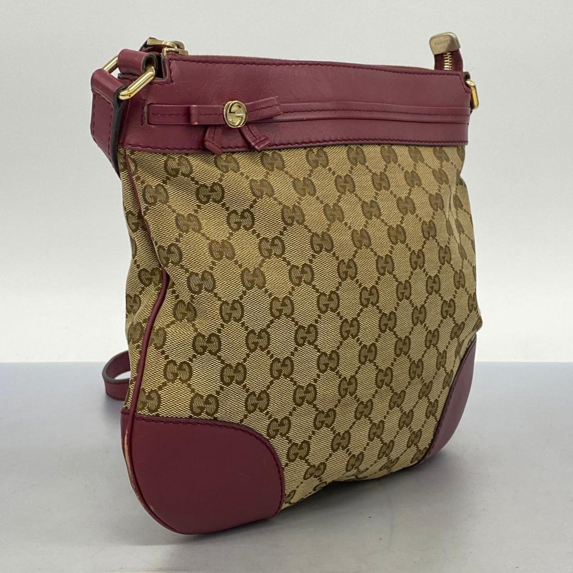 Gucci Canvas Shoulder Bag