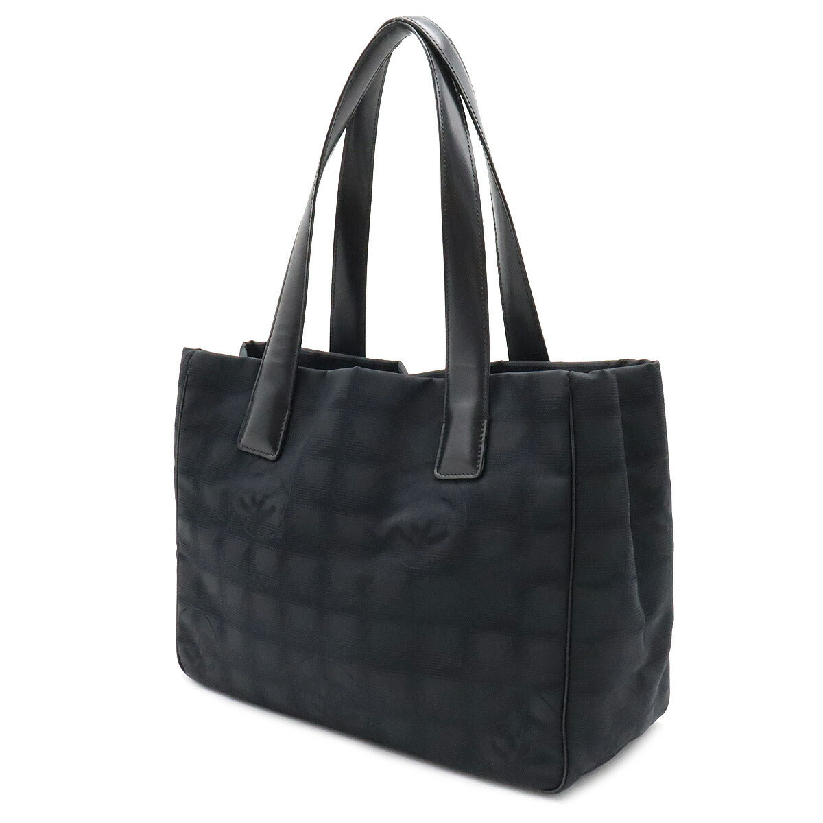 Chanel Nylon Jacquard New Travel Line 2way Bag Classic Flap