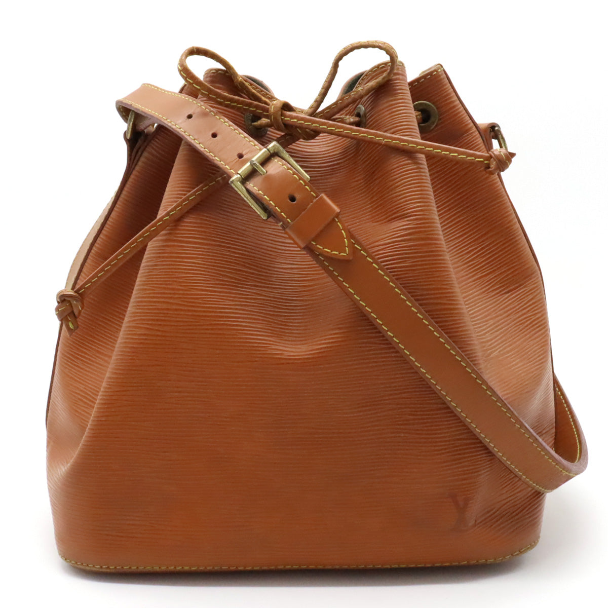 Louis Vuitton Epi Noe Shoulder Bag Brown