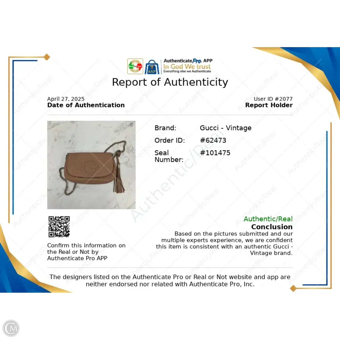 Gucci Designer Crossbody