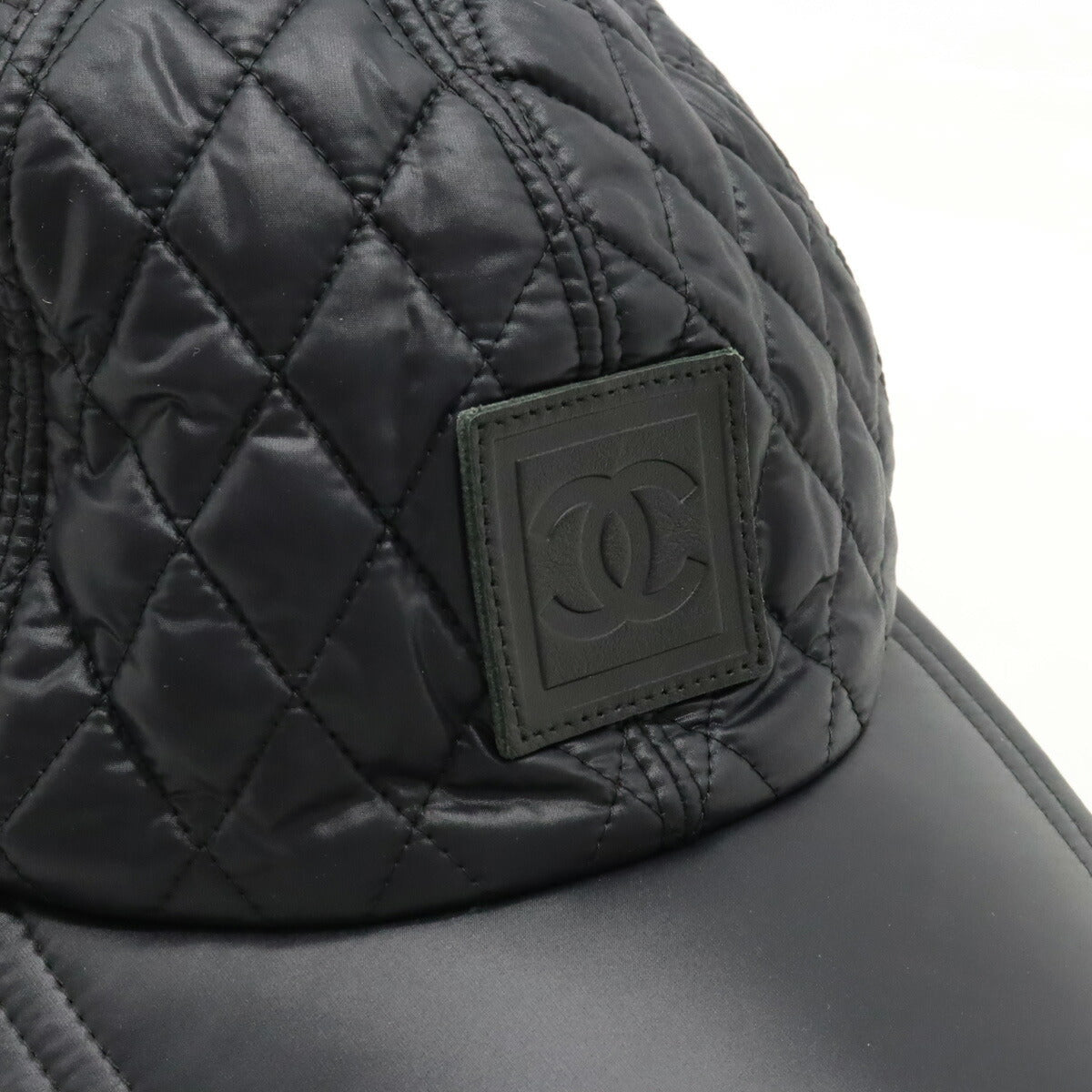Chanel Nylon Coco Mark Sports Line Quilted Cap Classic Flap Tote