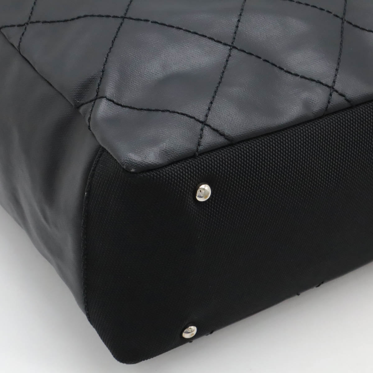 Chanel Coated Canvas -Biarritz Tote Bag Classic Flap