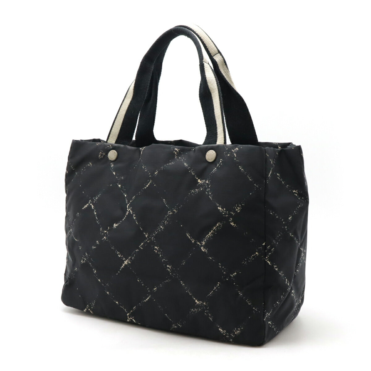 Chanel Nylon Travel Line 2way bag Black/Red Classic Flap