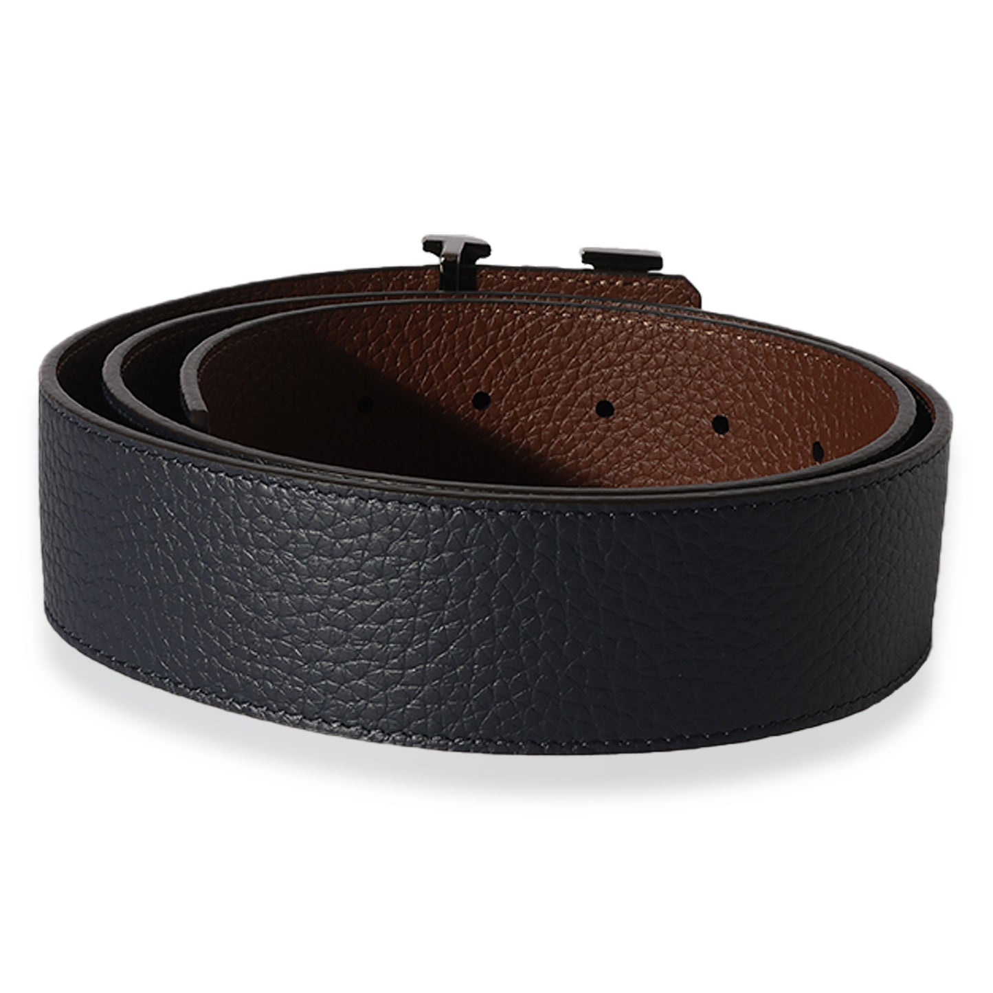 Louis Vuitton Black Leather Tilt Monogram Belt 44/90
