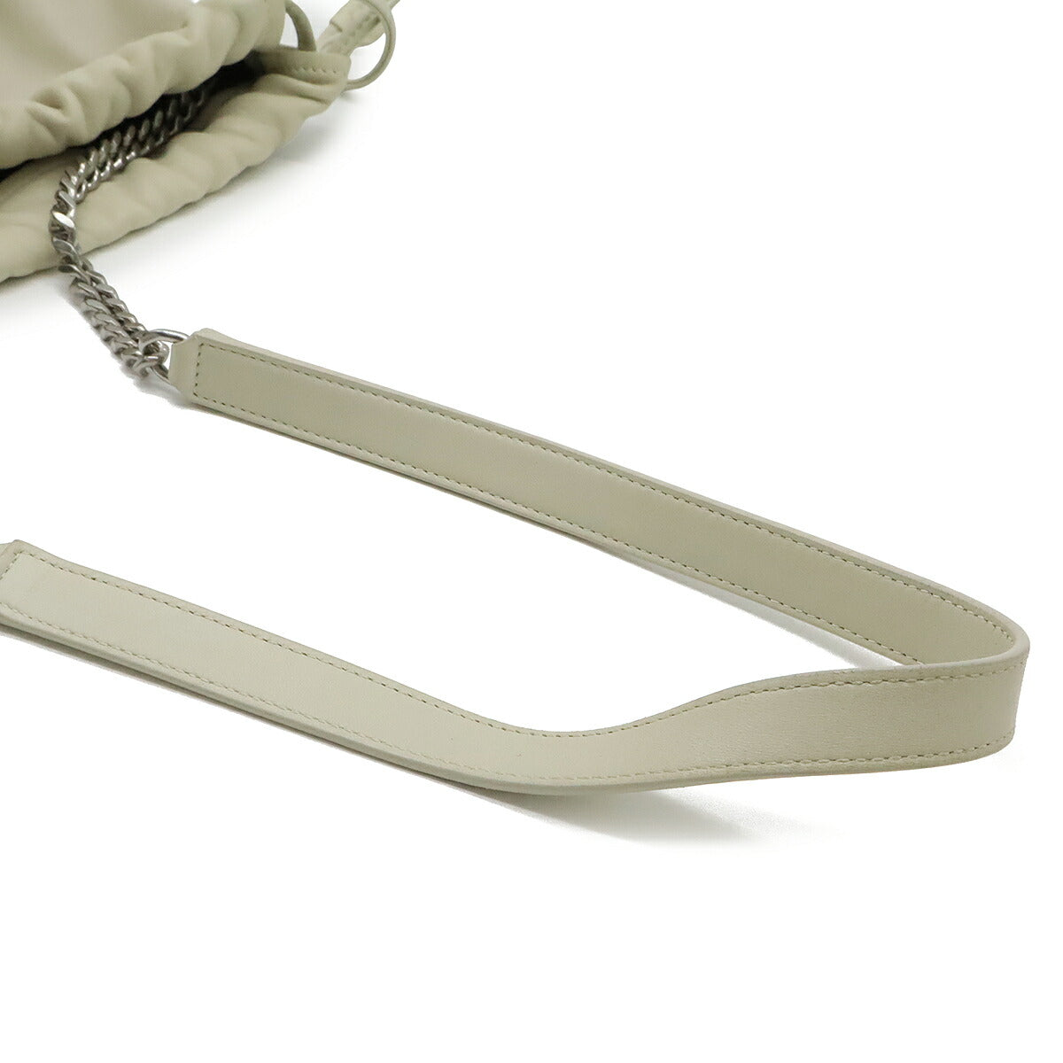 Saint Laurent TEDDY POCHON Leather Shoulder Bag