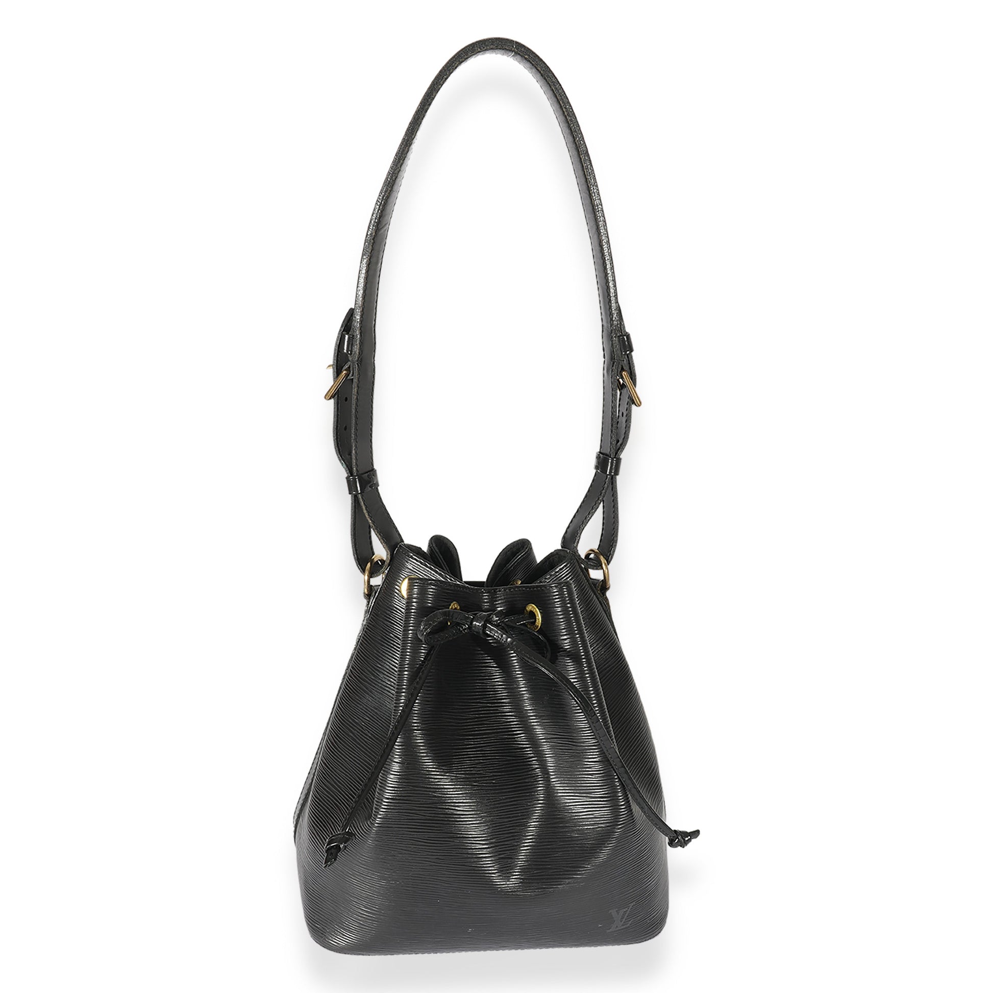 Louis Vuitton Black Leather Epi Noe