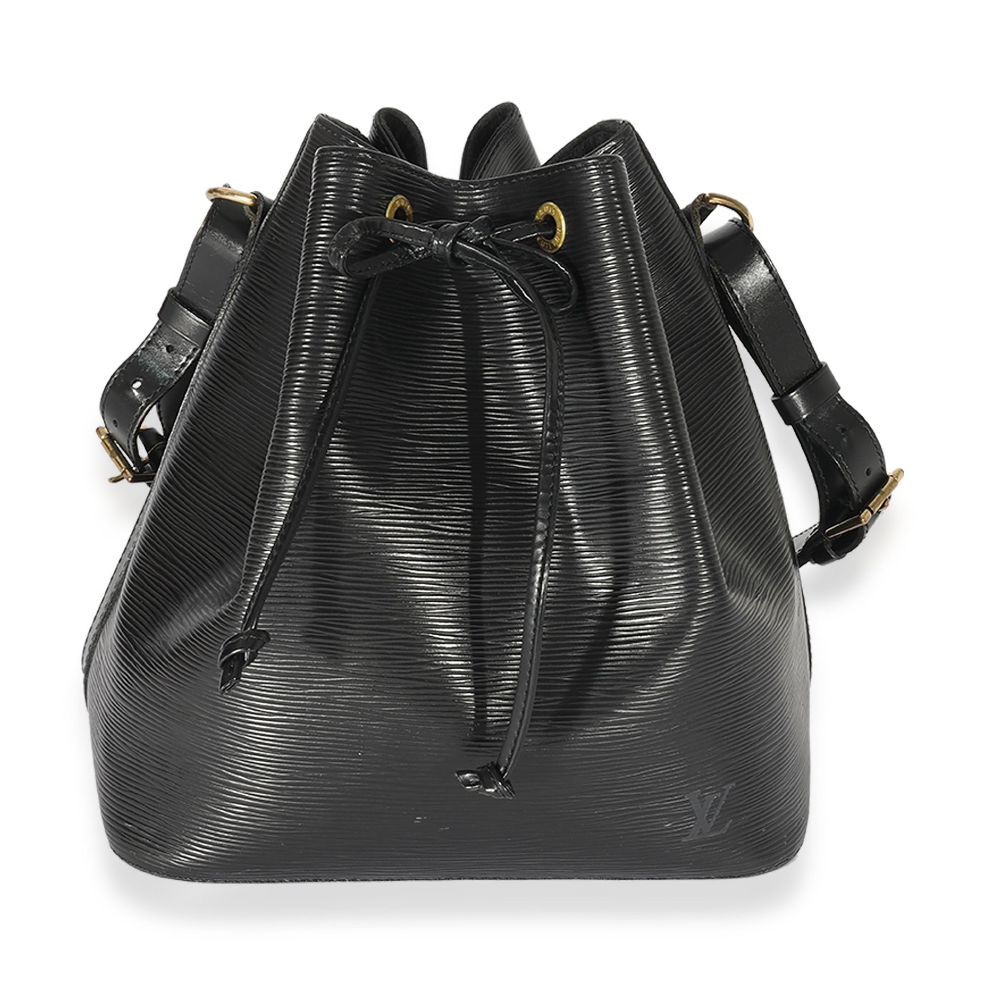 Louis Vuitton Black Leather Epi Noe