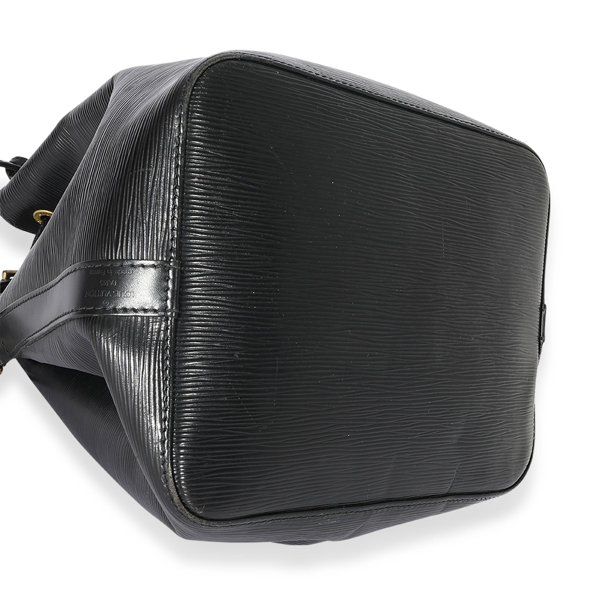 Louis Vuitton Black Leather Epi Noe