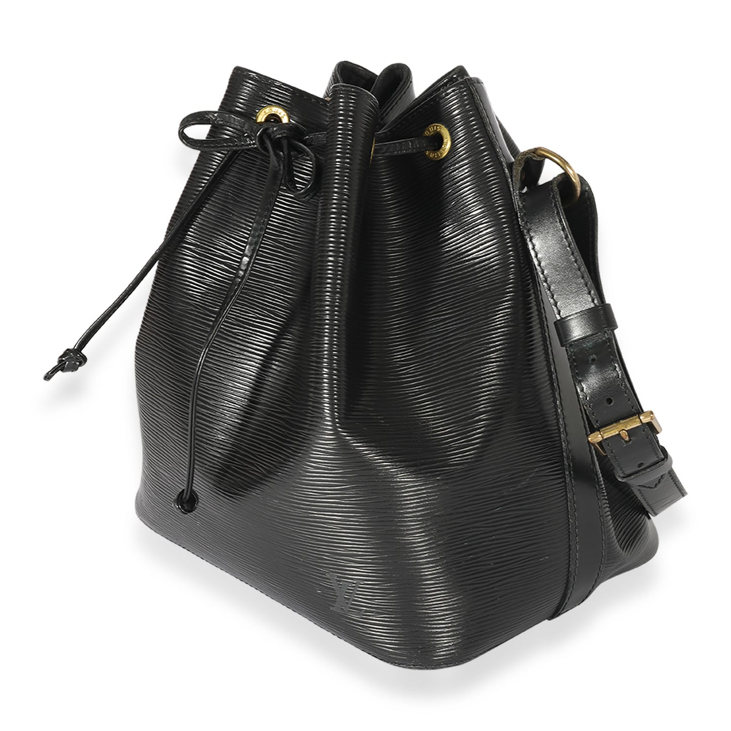 Louis Vuitton Black Leather Epi Noe