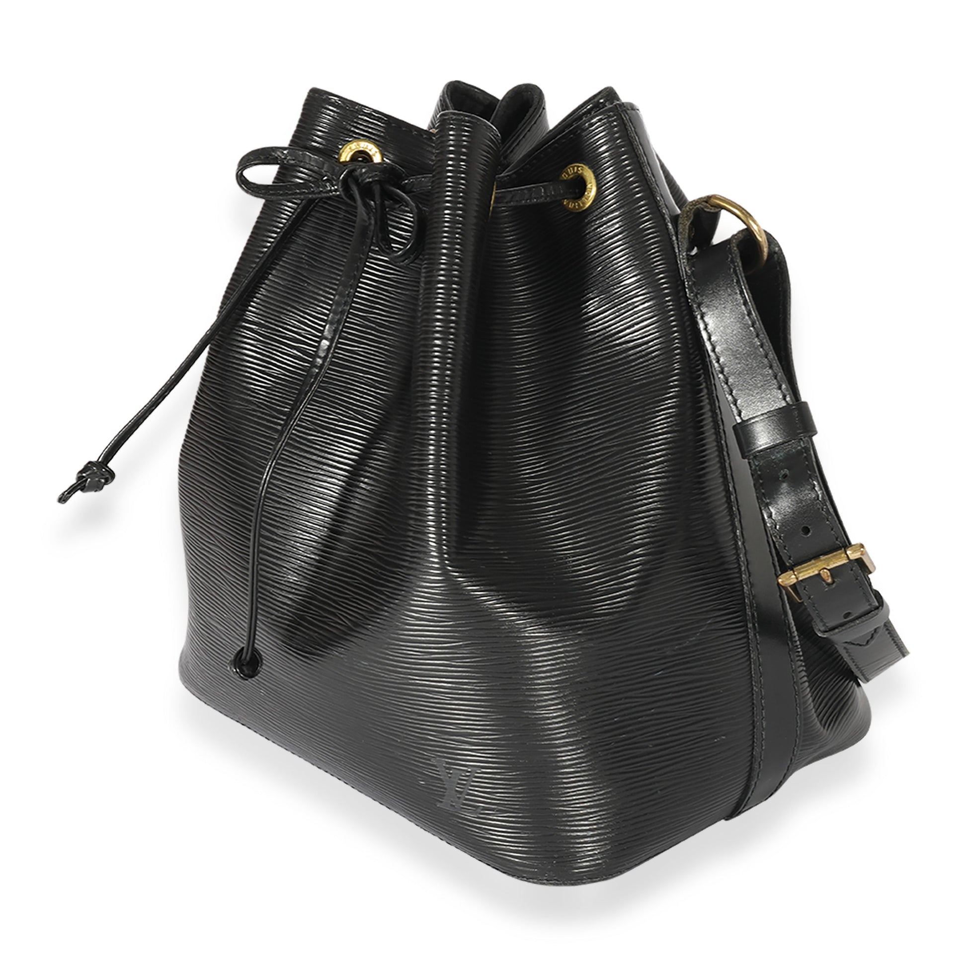 Louis Vuitton Black Leather Epi Noe