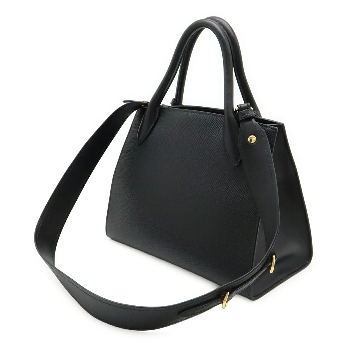 Prada Monochrome Saffiano 2way Bag