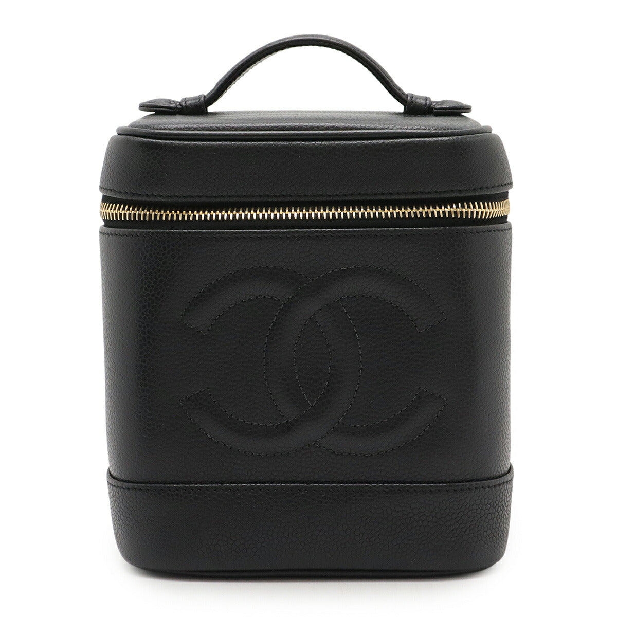 Chanel Coco Mark Caviar Skin Vanity Bag