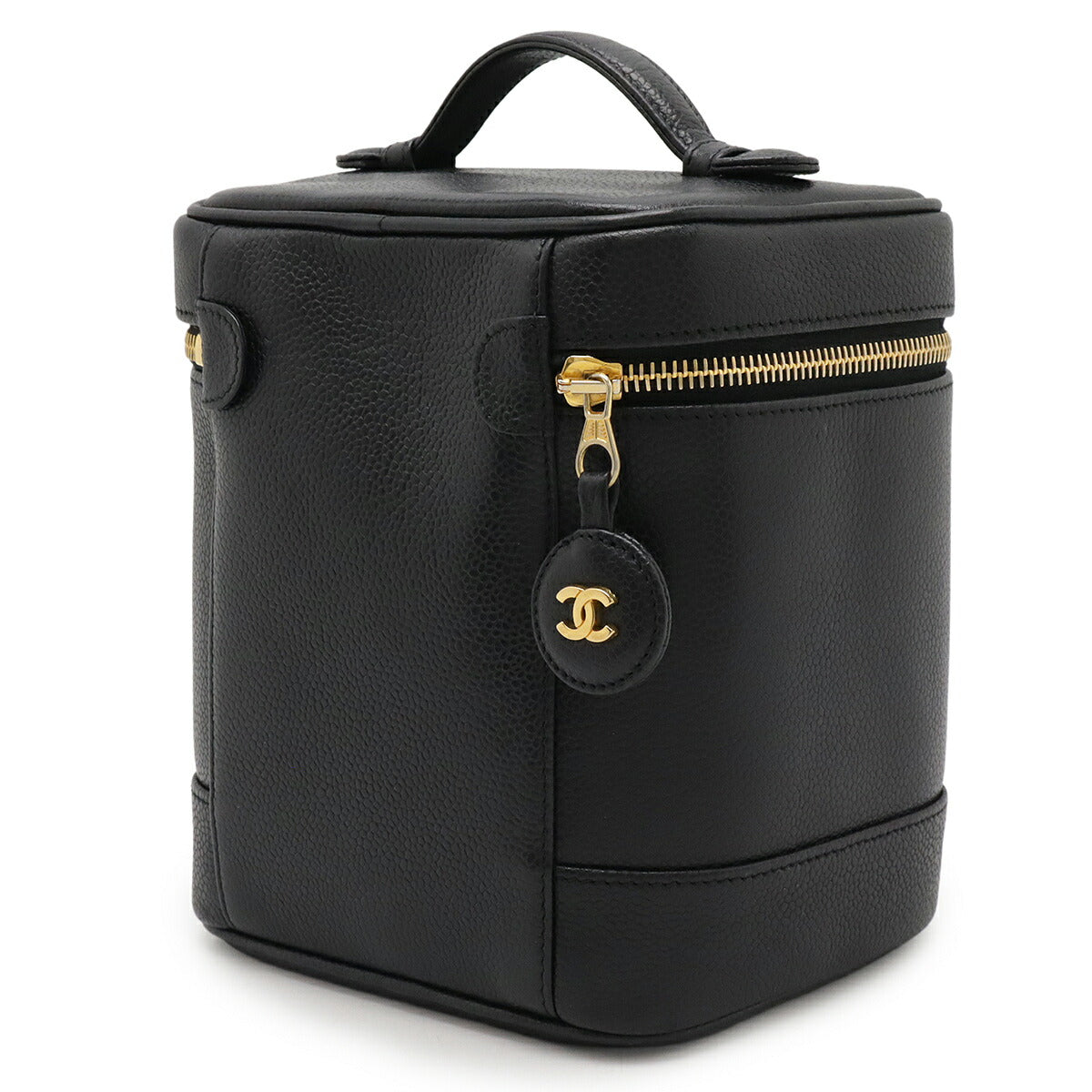 Chanel Coco Mark Caviar Skin Vanity Bag