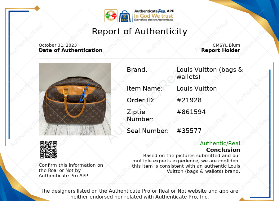 Handbag Designer By Louis Vuitton Size: Large
