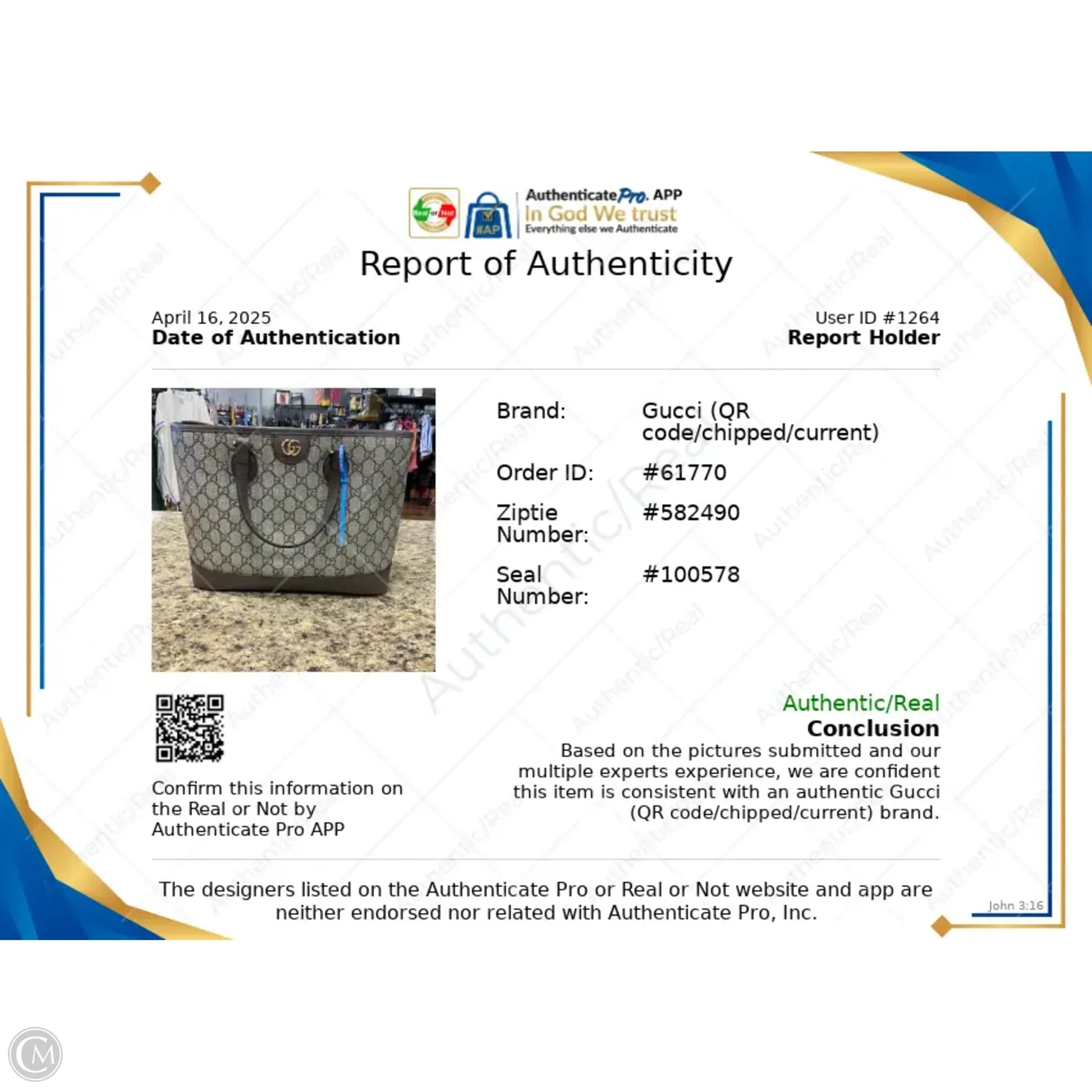 Gucci Designer Handbag
