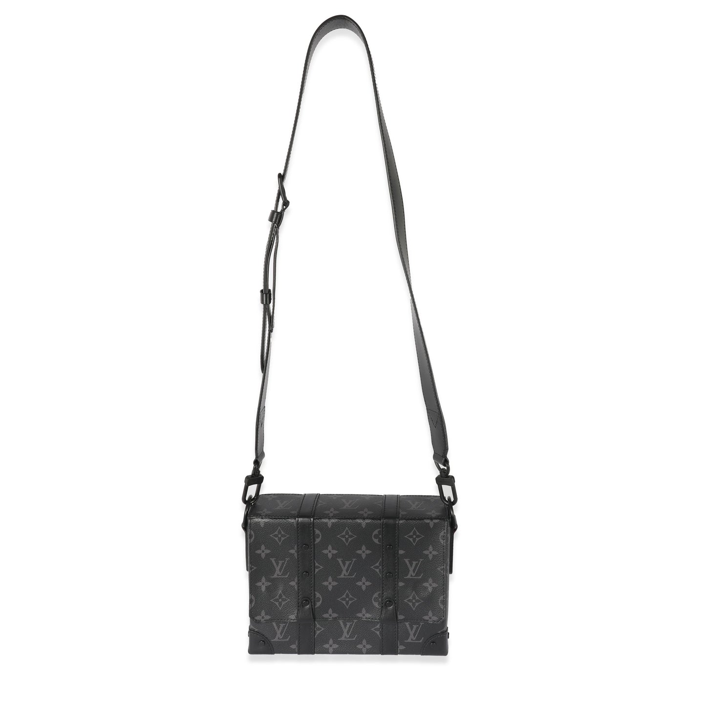 Louis Vuitton Monogram Eclipse Trunk Messenger Handbag