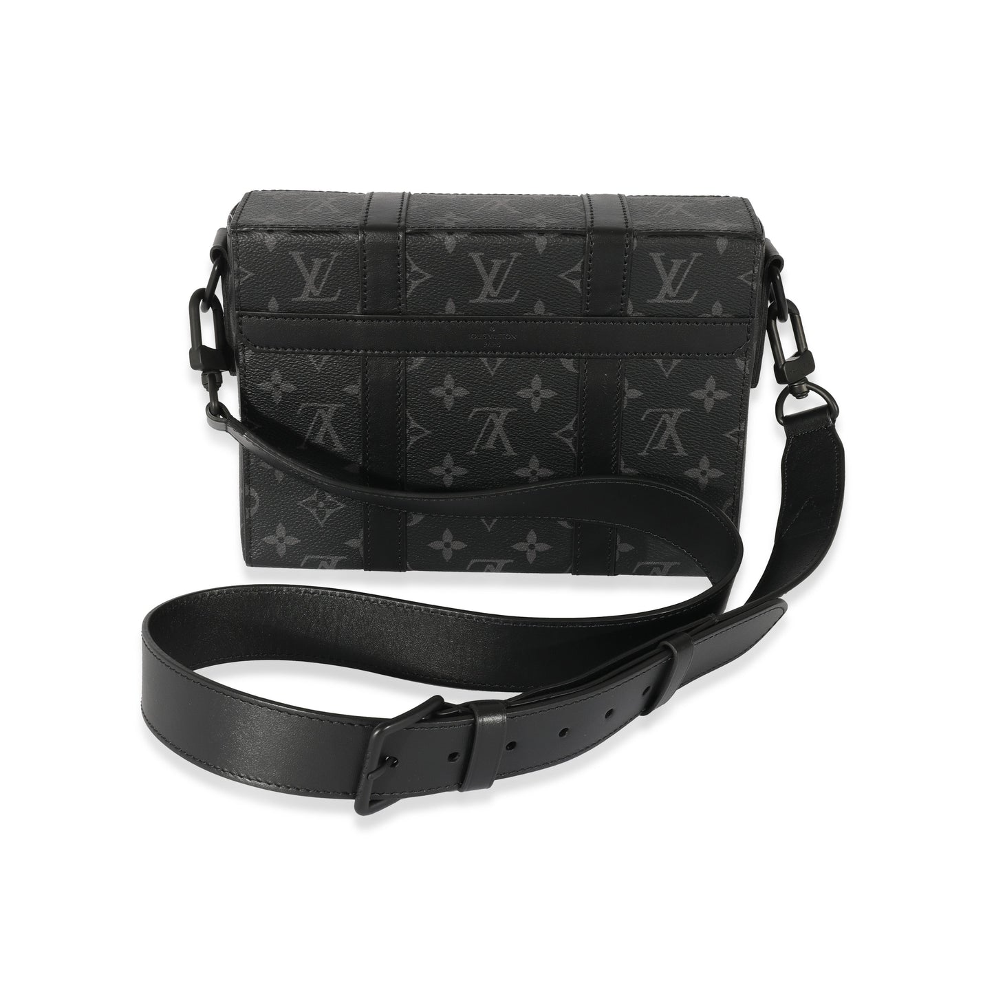 Louis Vuitton Monogram Eclipse Trunk Messenger Handbag