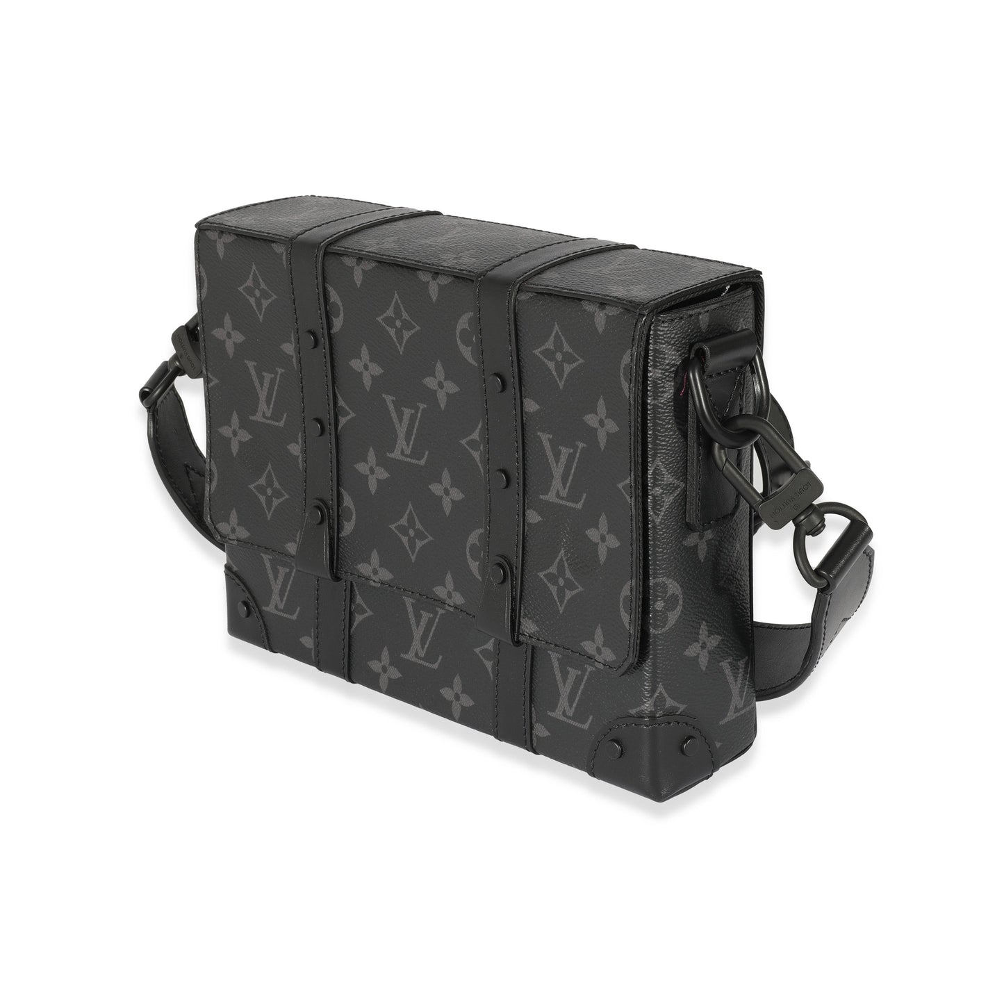 Louis Vuitton Monogram Eclipse Trunk Messenger Handbag