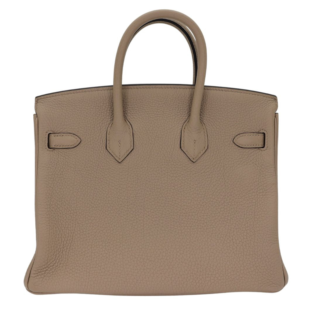 Hermes25cm Birkin Gris Tourterelle Togo Leather Gold Hardware
