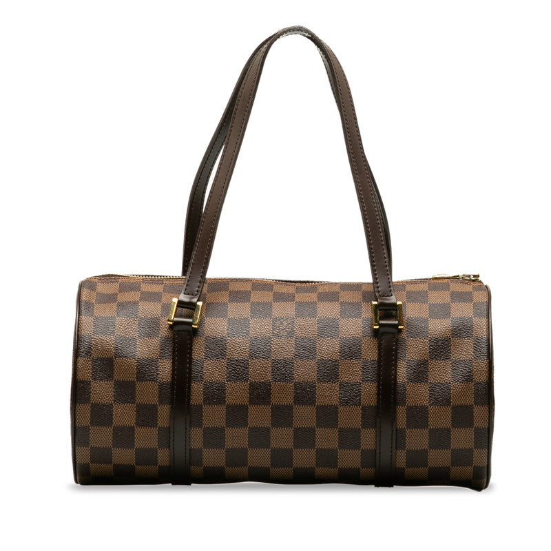 Louis Vuitton Damière Papillon 30 Handbag Brown PVC Leather Lady Louis Vuitton