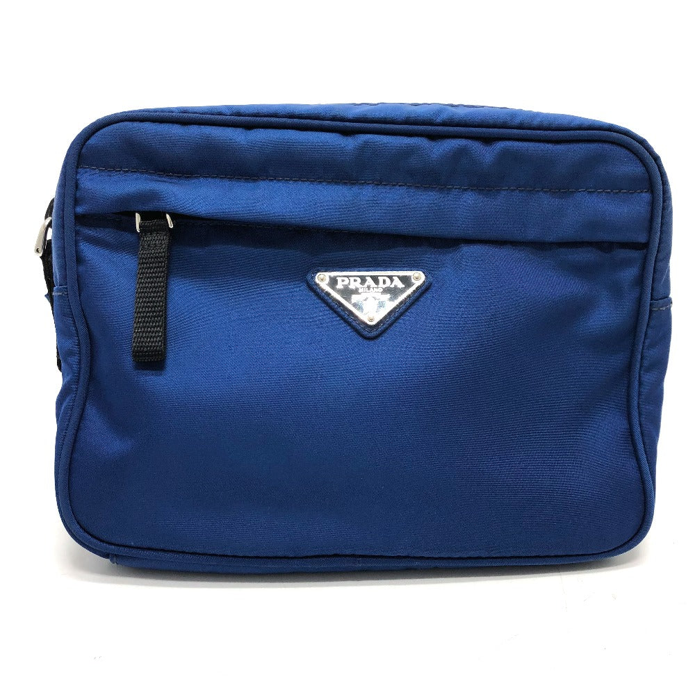 PRADA Waist bag Nylon blue Triangle logo