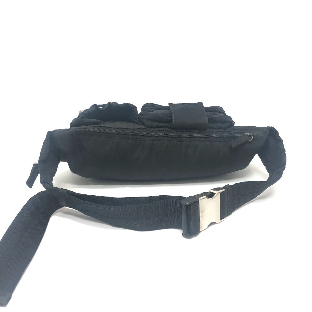 PRADA Sling bag Nylon black Multi pocket