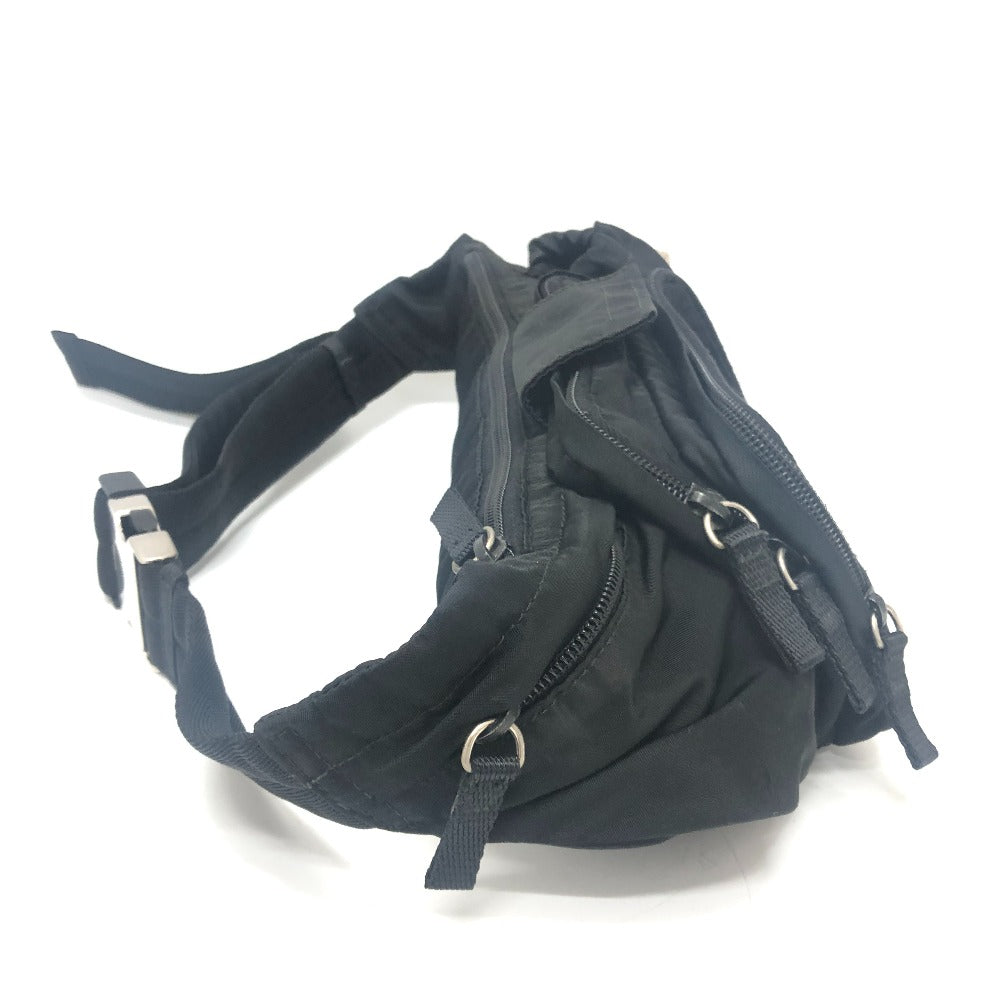 PRADA Sling bag Nylon black Multi pocket