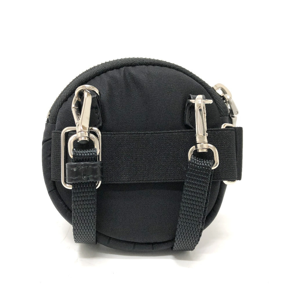 PRADA Shoulder Bag Nylon / leather black Triangle logo Neck pouch unisex(Unisex)