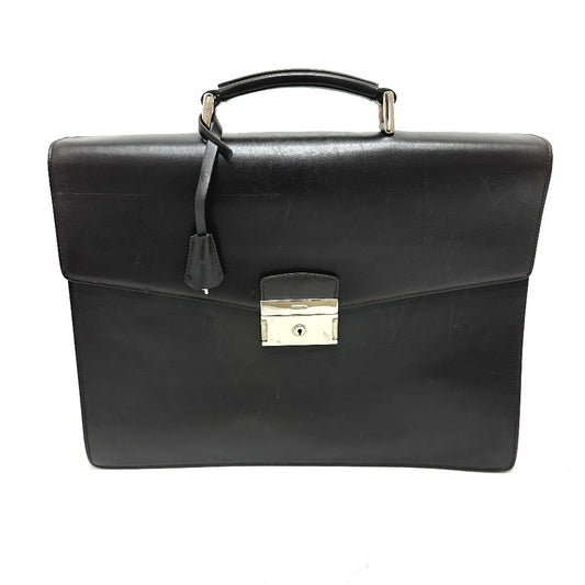 PRADA Business bag leather black