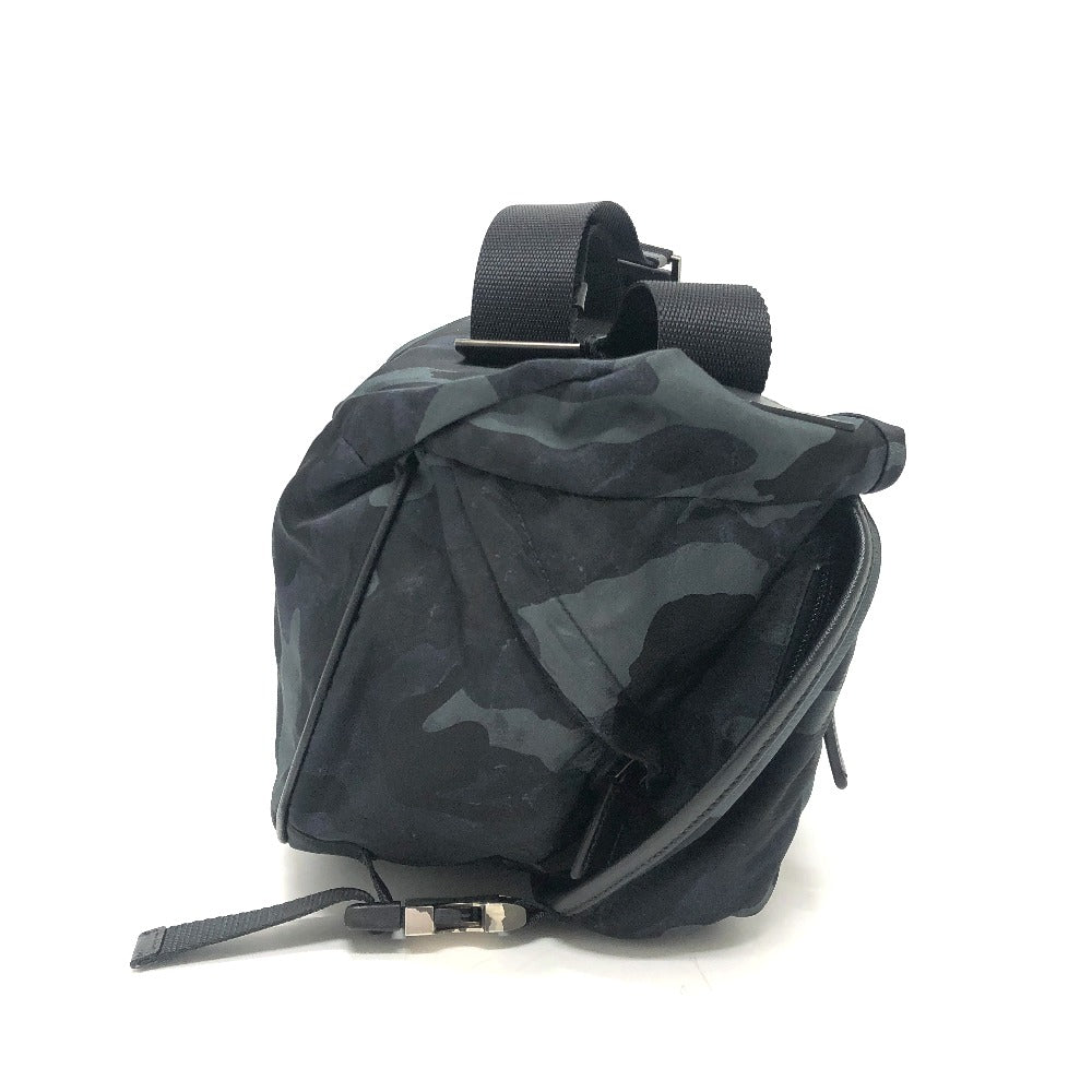 PRADA Sling bag Nylon blue Triangle logo camouflage