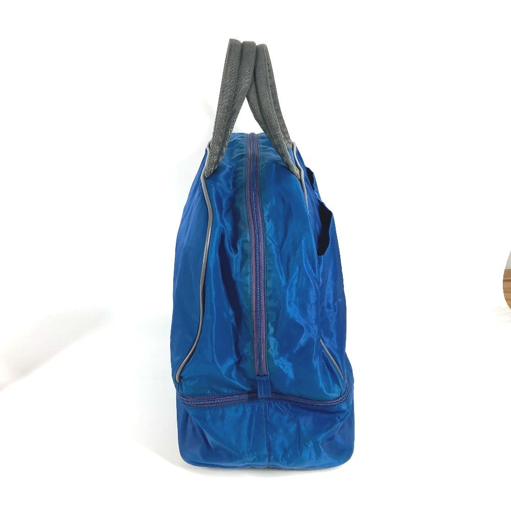 PRADA Boston Duffel bag Nylon blue Sports logo
