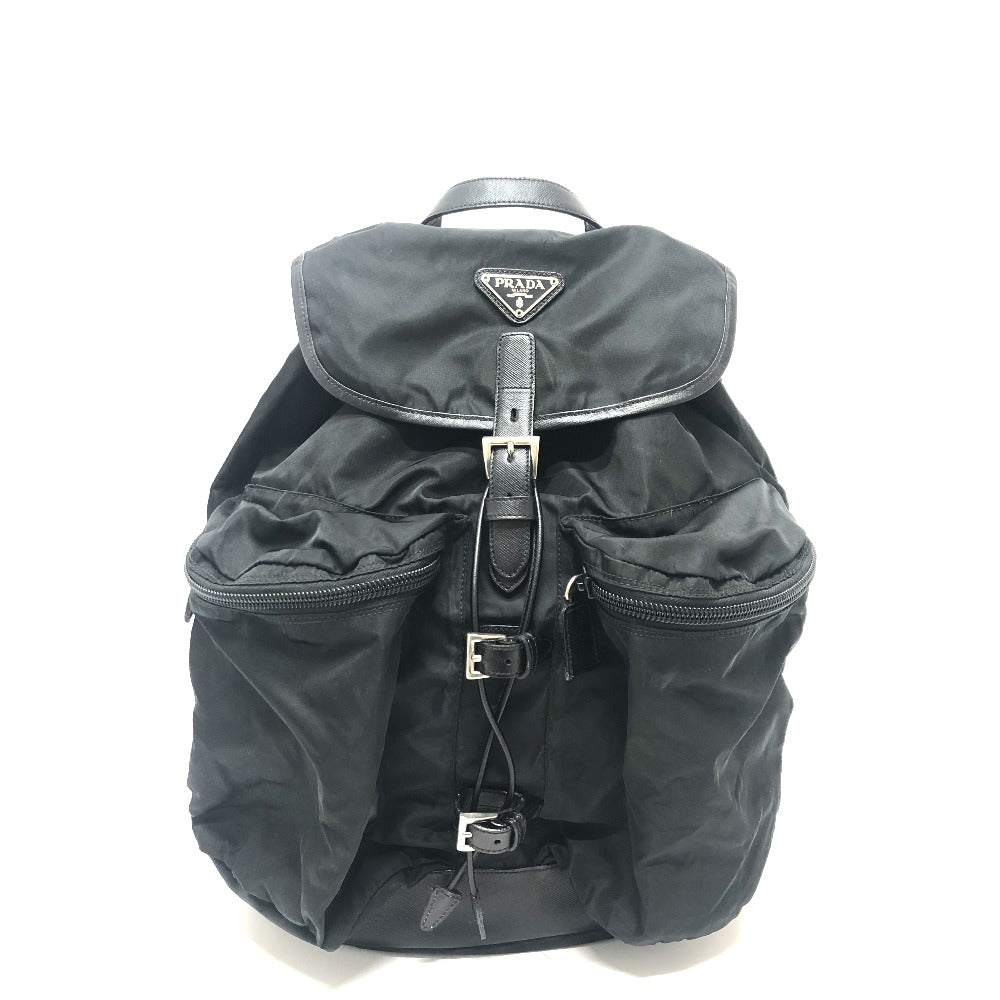 PRADA Backpack Ã ? 1?4 ¶130 Nylon black Double pocket