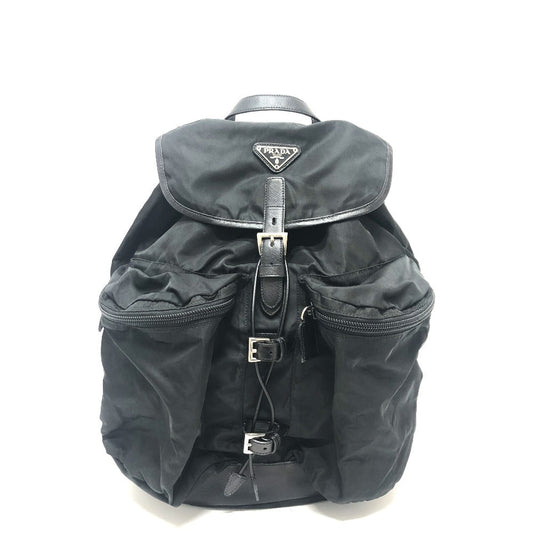 PRADA Backpack Ã ? 1?4 ¶130 Nylon black Double pocket