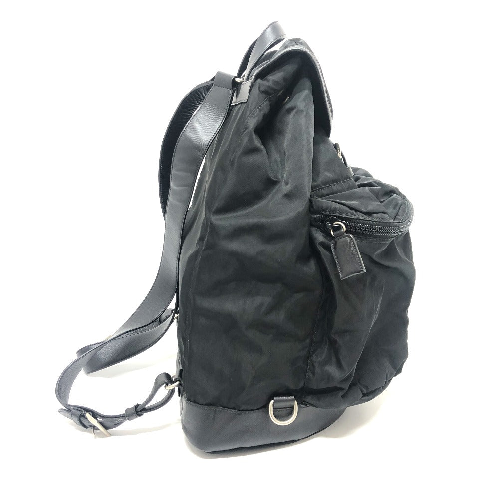 PRADA Backpack Ã ? 1?4 ¶130 Nylon black Double pocket