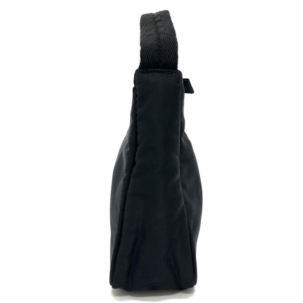 PRADA Handbag Nylon black Triangular plate