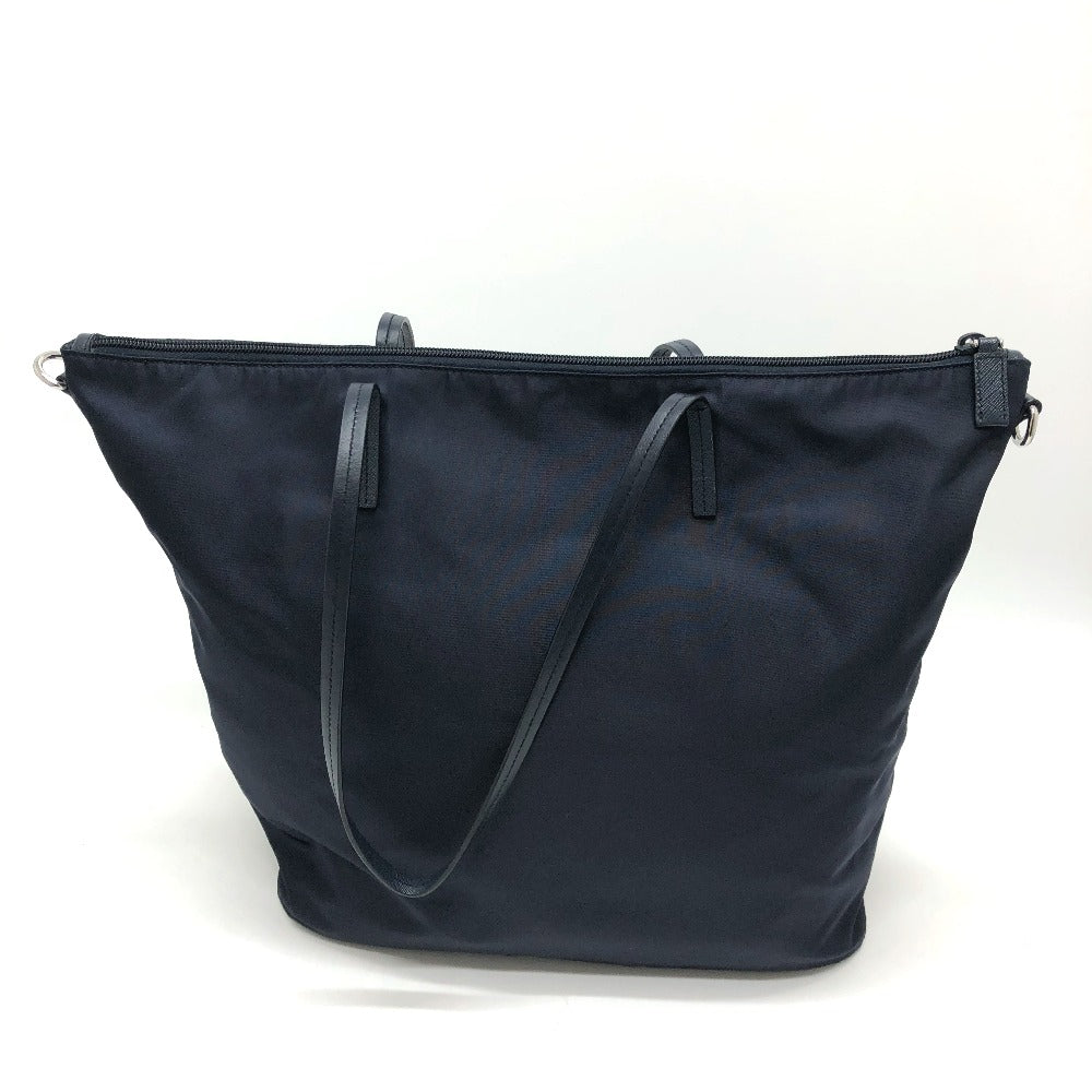PRADA Shoulder Bag Nylon Navy Triangle logo Tote Bag/Crossbody