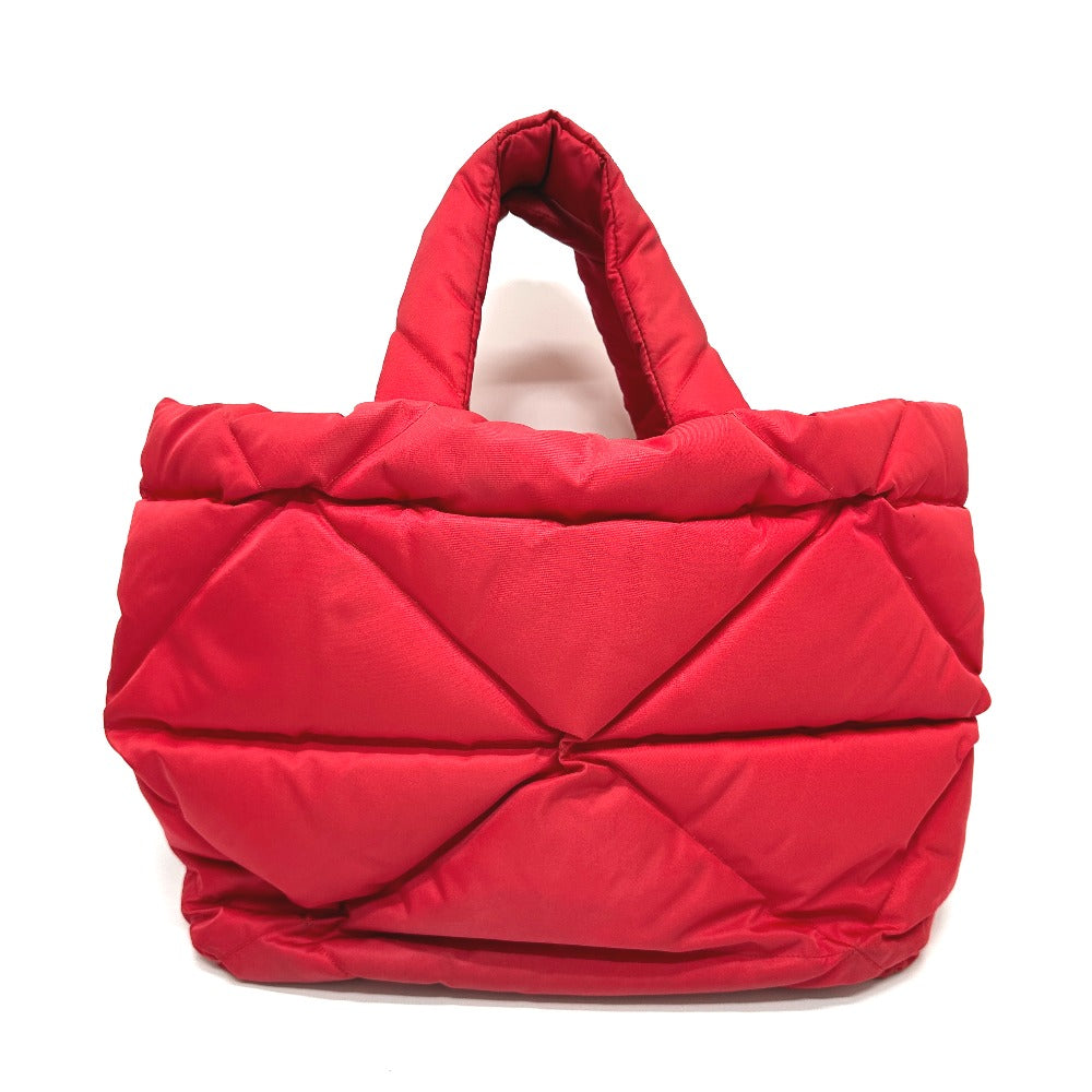 PRADA Tote Bag Nylon Red Re-Nylon padding