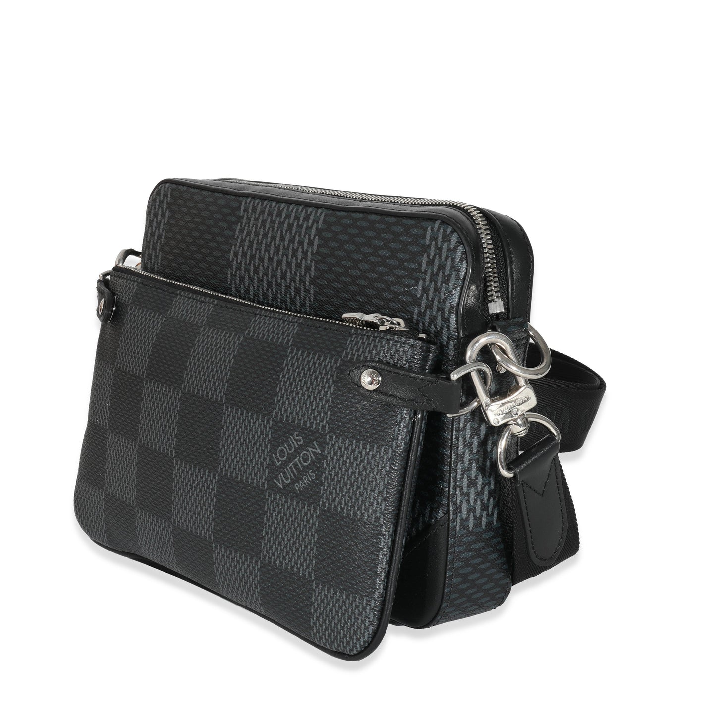 Louis Vuitton Damier Graphite 3D Canvas Trio Messenger Handbag
