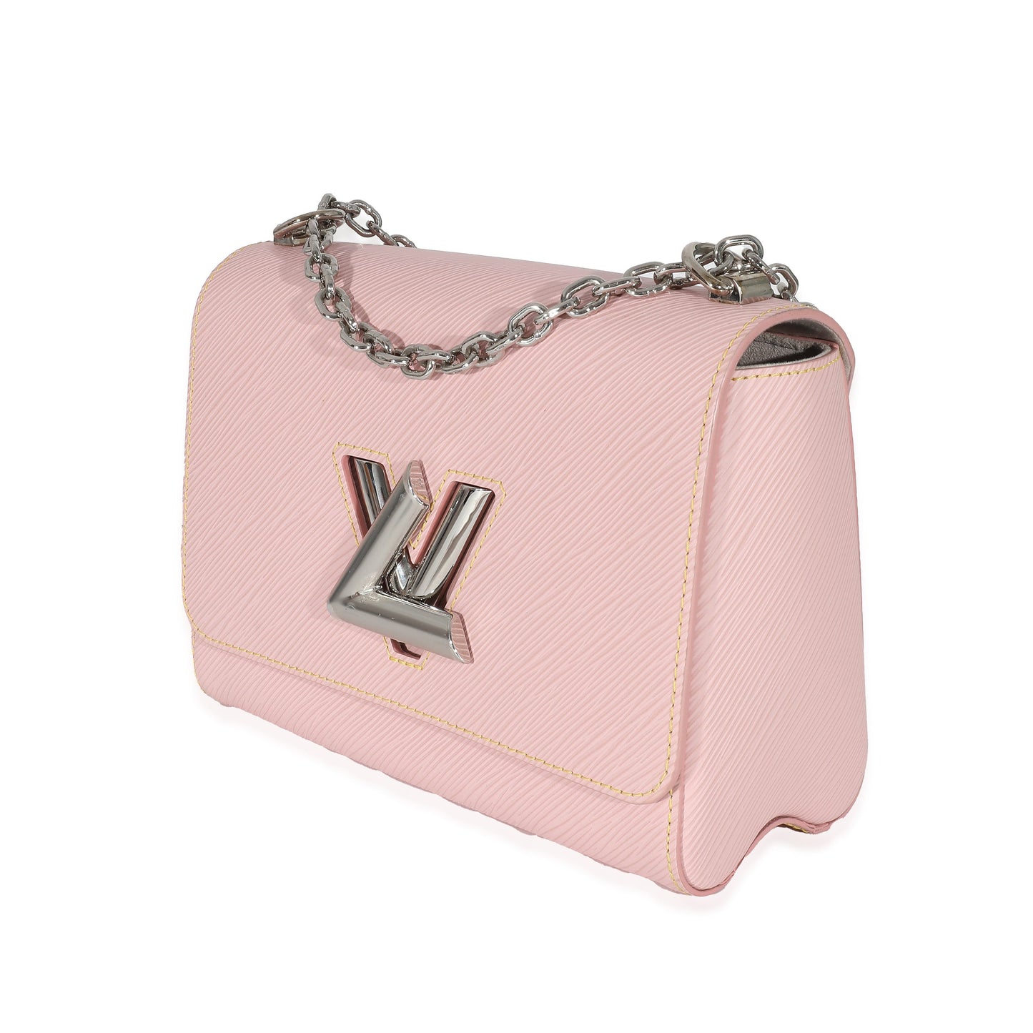 Louis Vuitton Rose Ballerine Epi Twist MM Handbag