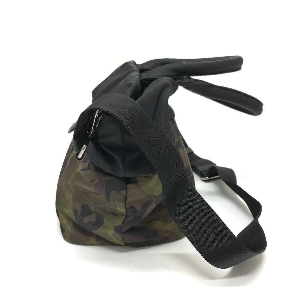 PRADA Handbag Nylon khaki Camouflage camouflage Women