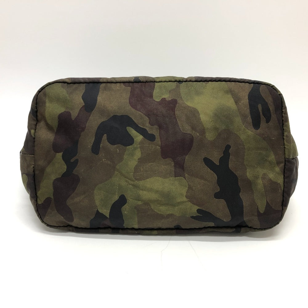 PRADA Handbag Nylon khaki Camouflage camouflage Women