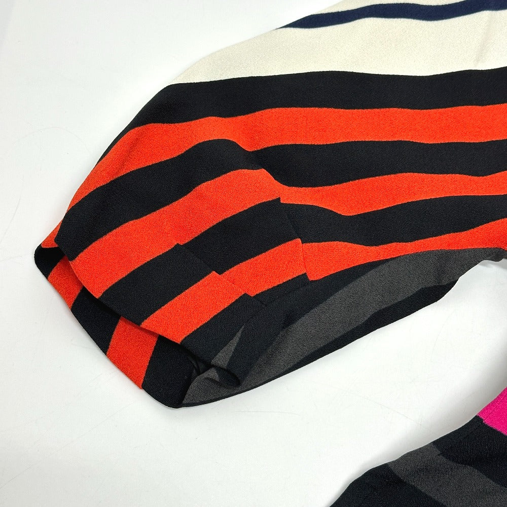 PRADA one piece Rayon multicolor apparel border Women 38
