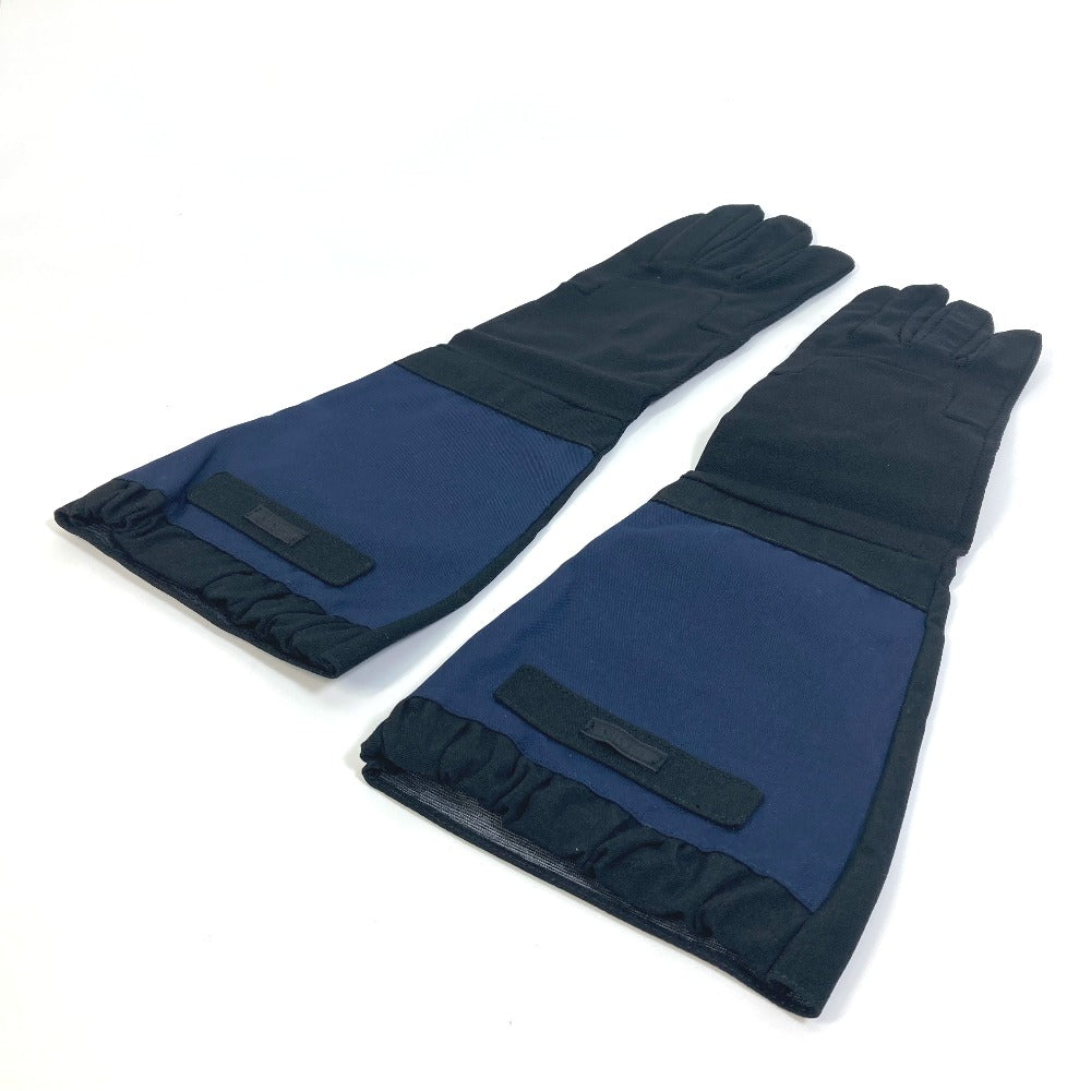 PRADA Glove 2G0980 Nylon canvas black test GUANTI logo mens 9
