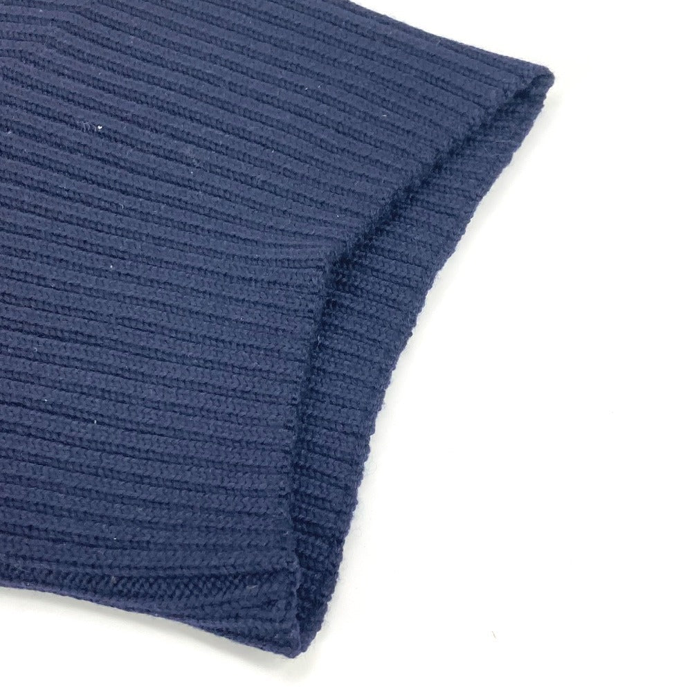 PRADA Scarf wool Navy neck warmer unisex(Unisex)