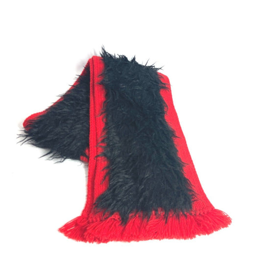 PRADA Scarf Wool, Cotton black By color unisex(Unisex)