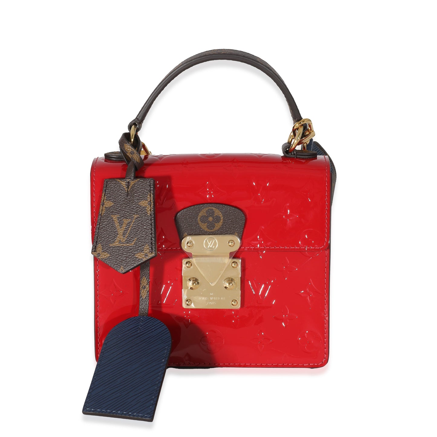Louis Vuitton Scarlet Vernis Epi Monogram Canvas Spring Street